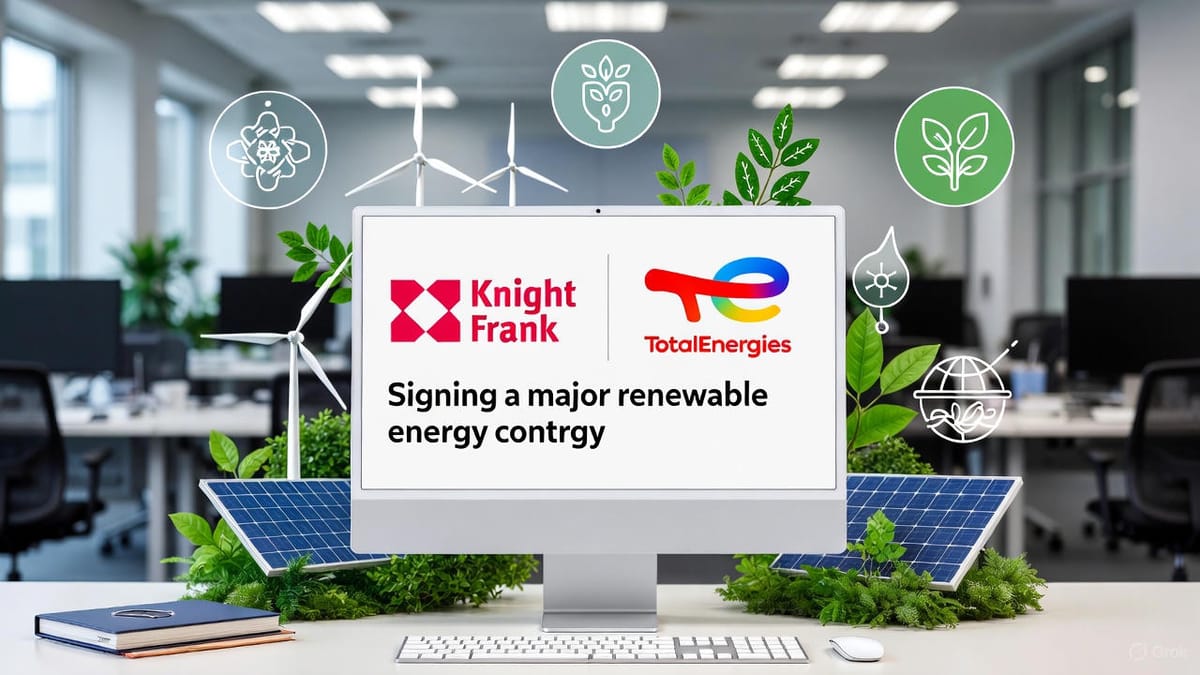 Knight Frank signs £180m green energy mega-deal with TotalEnergies