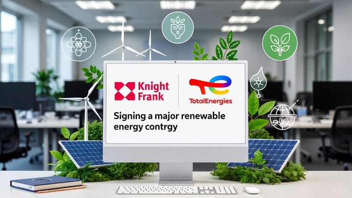 Knight Frank signs £180m green energy mega-deal with TotalEnergies